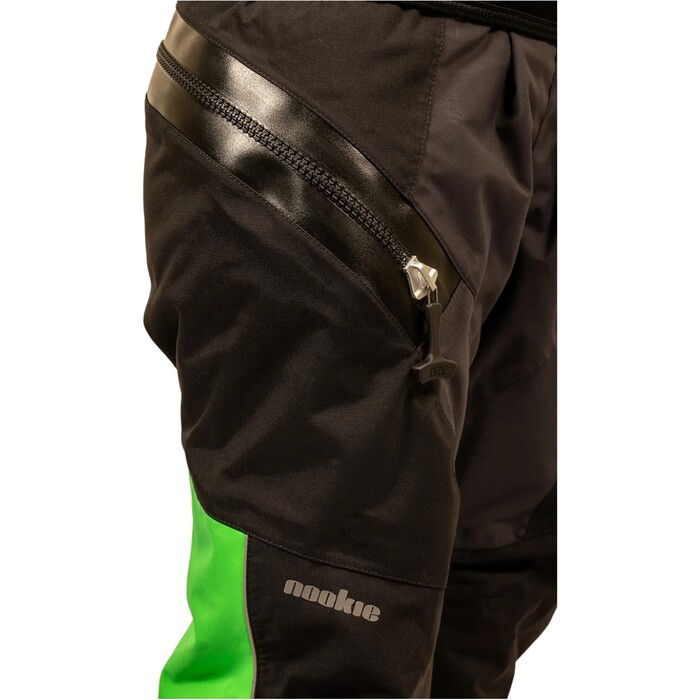 2024 Nookie Womens Fusion Latex Drysuit DR60 - Black / Green